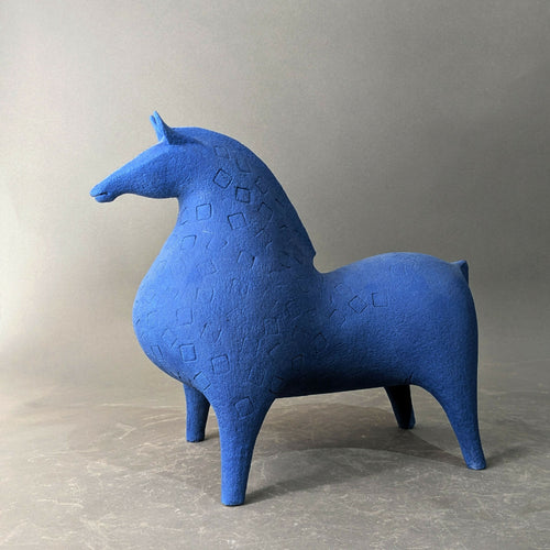 Sculpture Cheval Blue Collection Classique | EMPREINTES Paris - EMPREINTES Paris