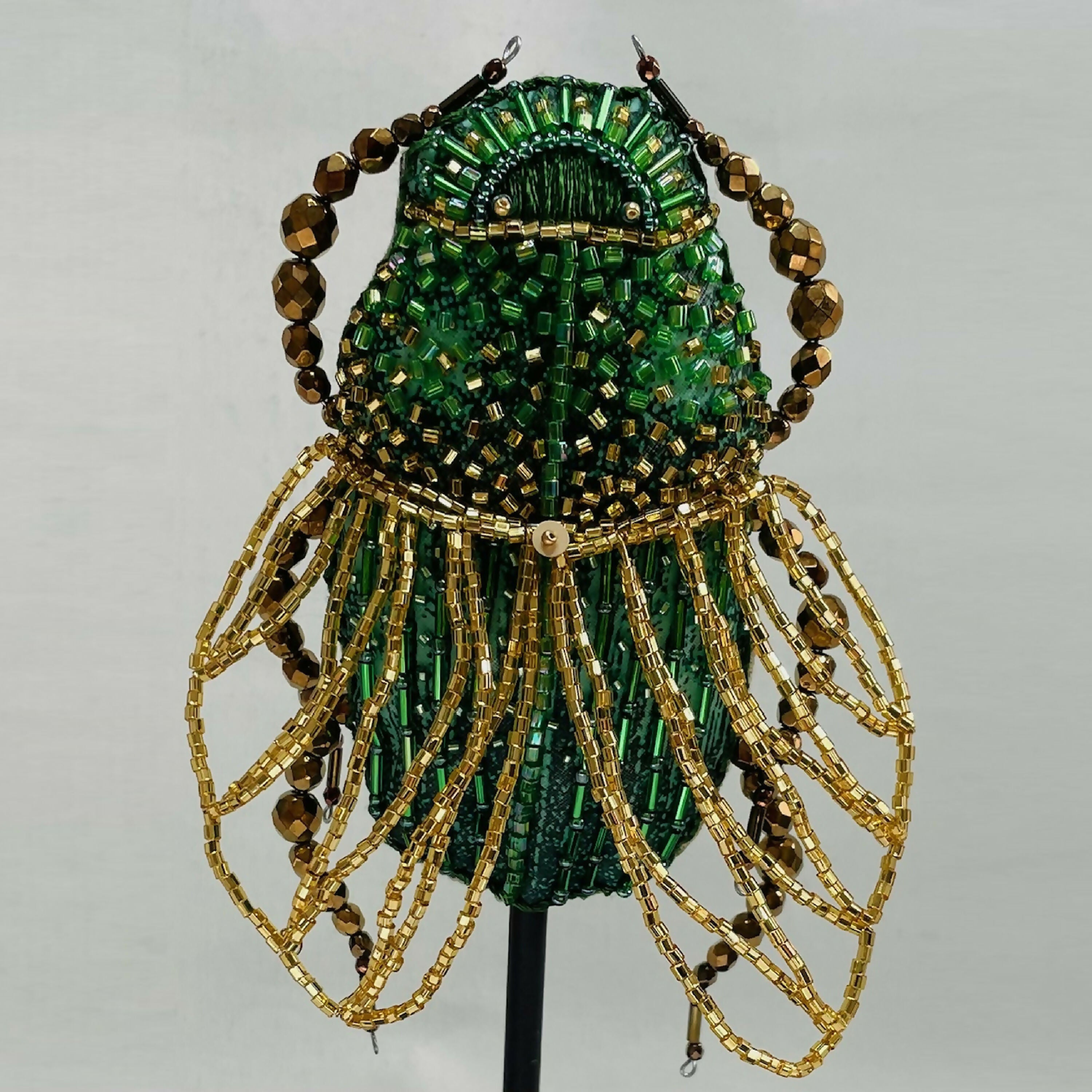 sculpture_textile_scarabee_emeraude_agathe_you copie | EMPREINTES Paris