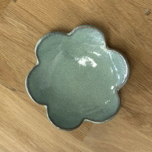 Sarlat turquoise Coupelle fleur | EMPREINTES Paris - EMPREINTES Paris