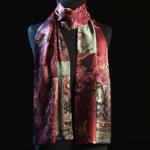 Étole soie automn leaves | EMPREINTES Paris - EMPREINTES Paris