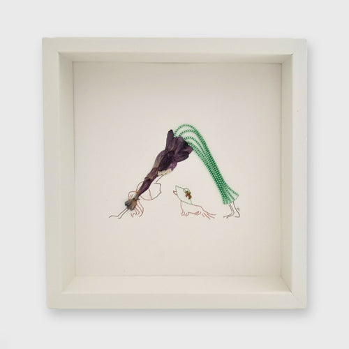 tableau_brode_madame_chien_tete_en_bas_carole_bonneau copie | EMPREINTES Paris - EMPREINTES Paris