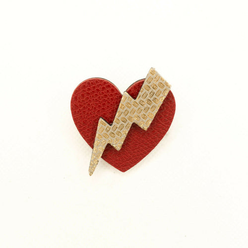 broche_coup_de_foudre_rougeor_julie_troncin_maroquinerie | EMPREINTES Paris - EMPREINTES Paris