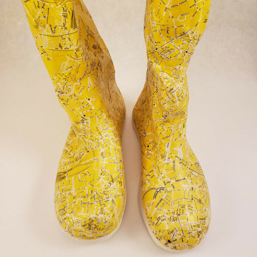 sculpture_papier_de_bottes_jaunes_laurence_lehel copie | EMPREINTES Paris - EMPREINTES Paris