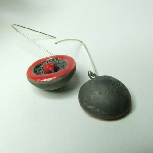 Boucles d'oreilles Miro rouges | EMPREINTES Paris - EMPREINTES Paris