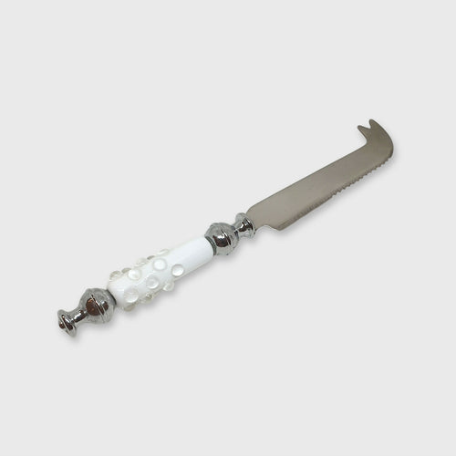 couteau_a_fromage_blanc_a_pois_format_traditionnel_cendrine_m_fileuse_de_verre copie | EMPREINTES Paris - EMPREINTES Paris