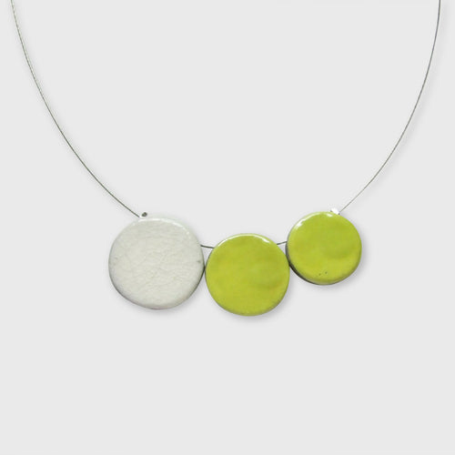 Collier Trio Plat vert | EMPREINTES Paris - EMPREINTES Paris