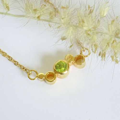 pendentif_cinq_bulles_avec_peridot_lumiss_design | EMPREINTES Paris - EMPREINTES Paris