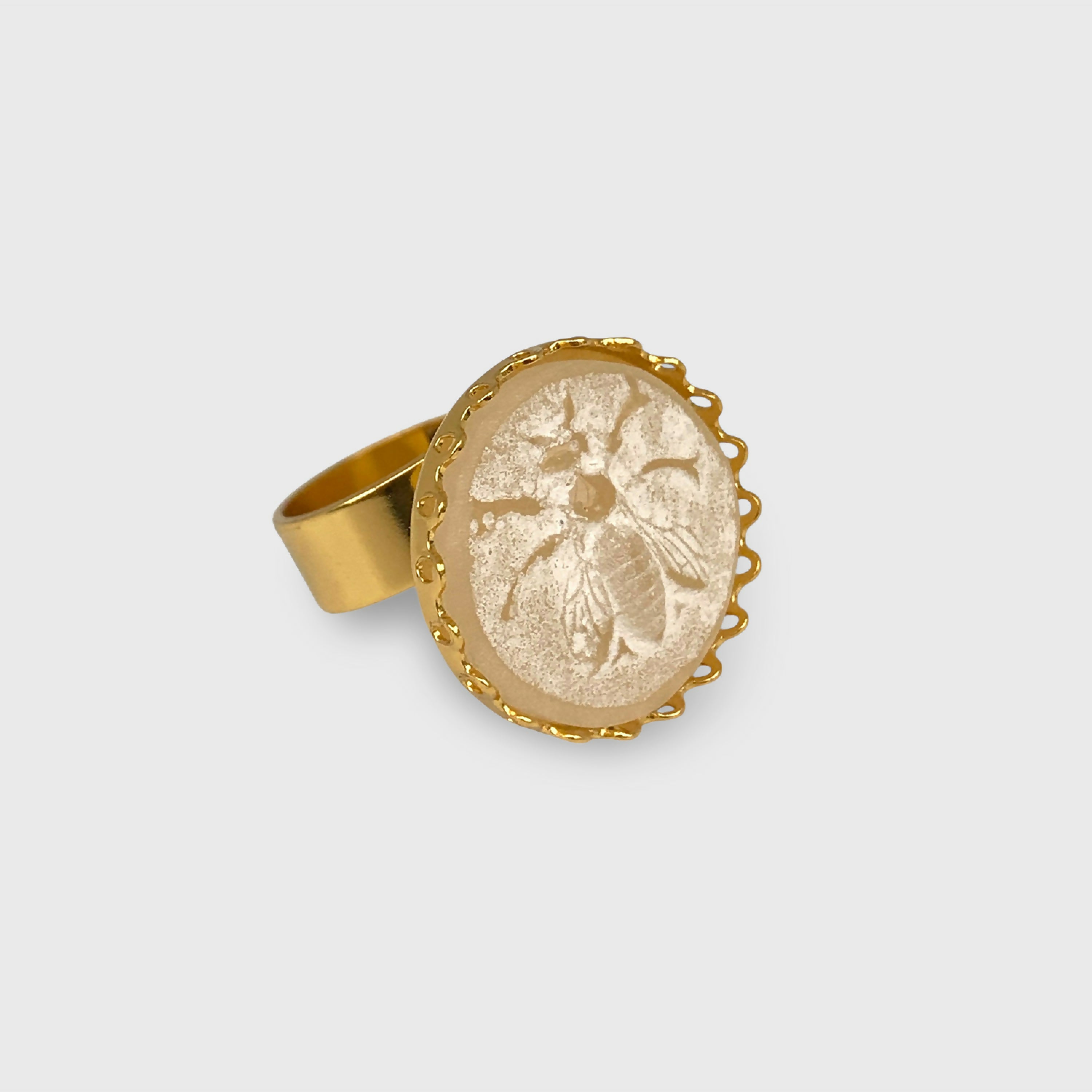 bague_moyenne_motif_abeille_blanche_fanex_france_stephane_dunoyer copie | EMPREINTES Paris