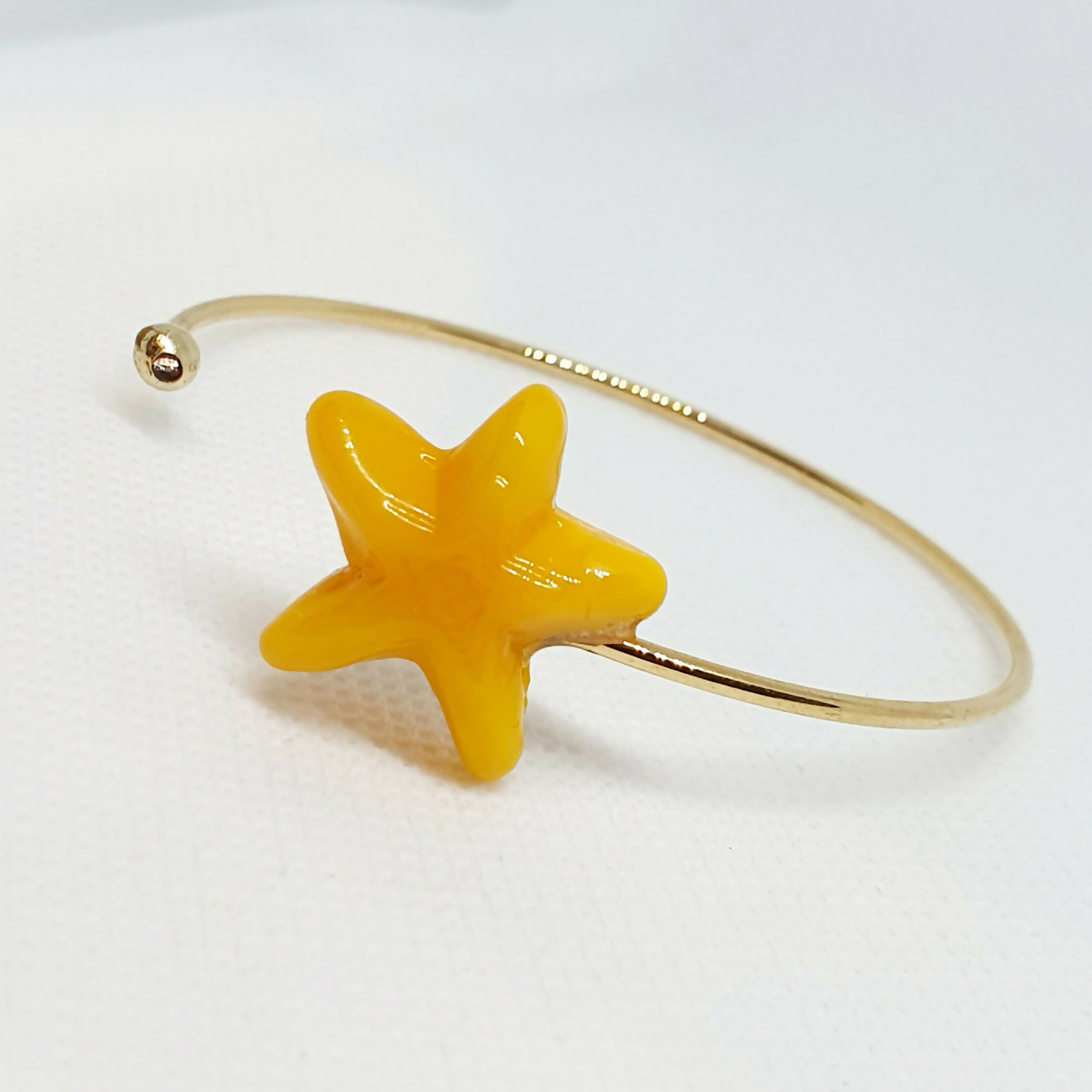 Bracelet jonc Etoile Moutarde | EMPREINTES Paris