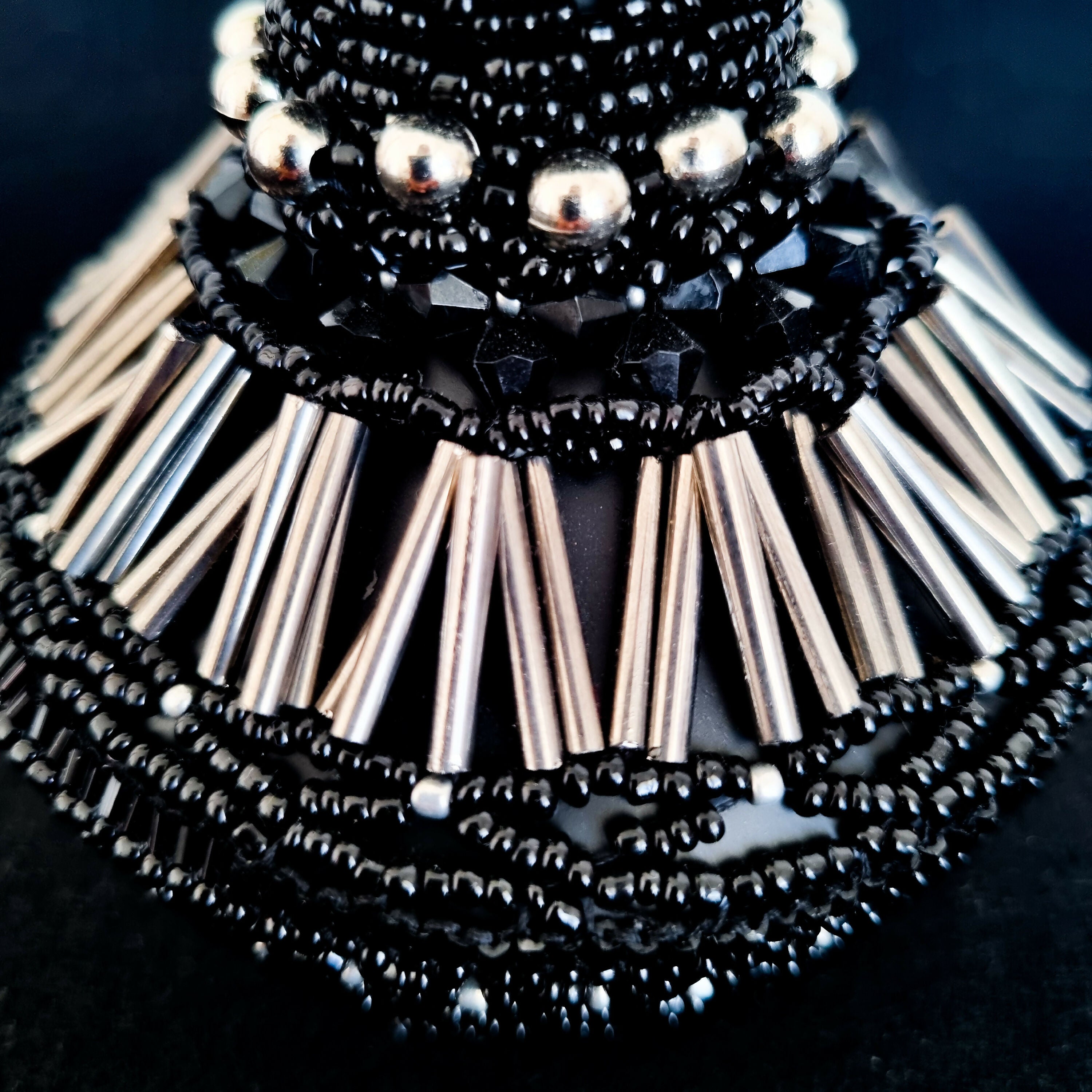 Bougeoir en tissage perlé | EMPREINTES Paris