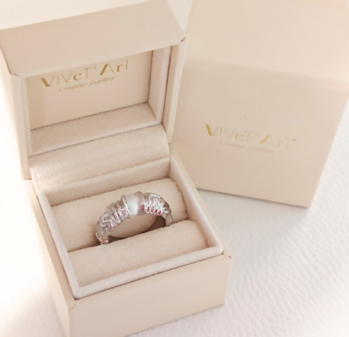 Bague sculptée en argent | EMPREINTES Paris - EMPREINTES Paris