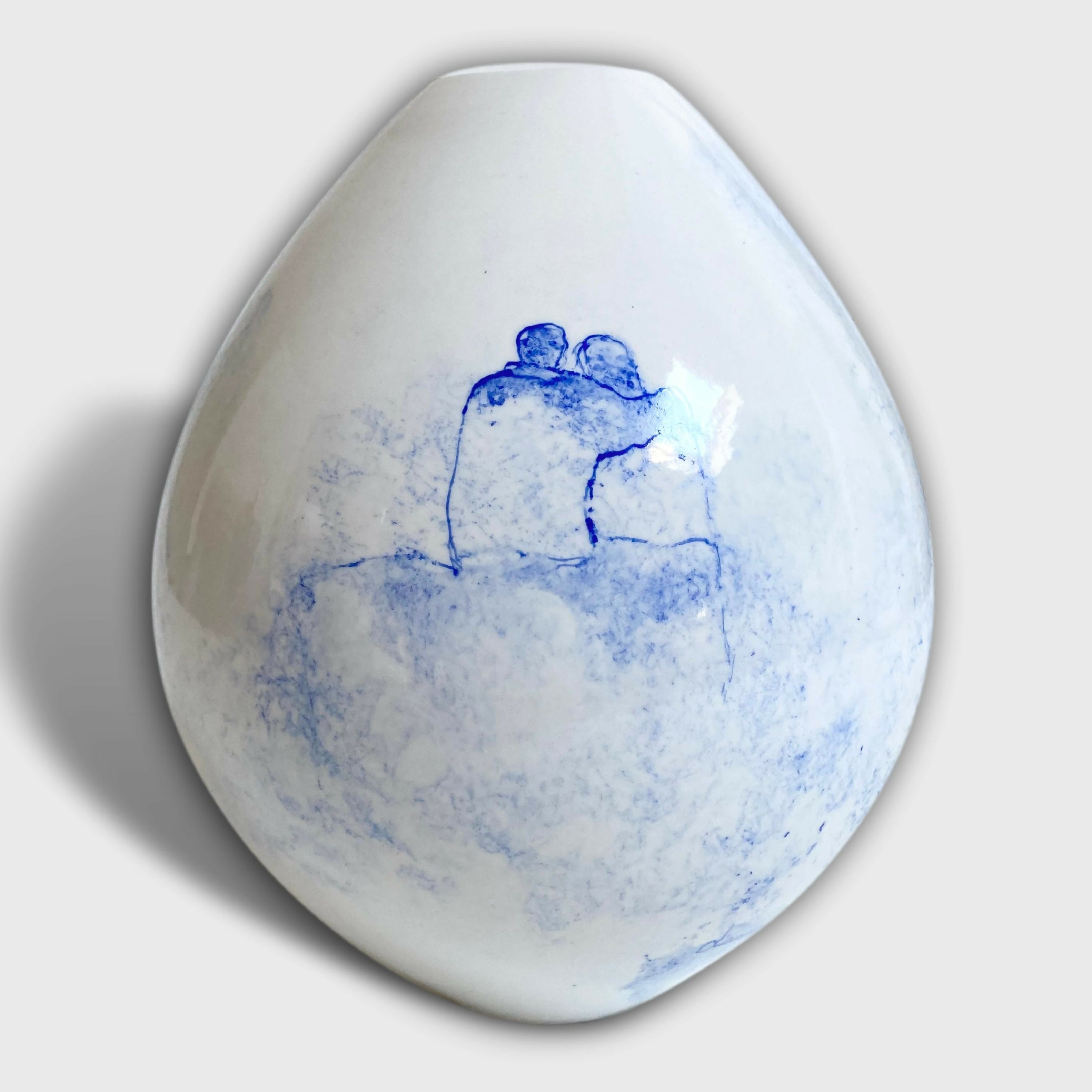 Vase couple bleu ll | EMPREINTES Paris