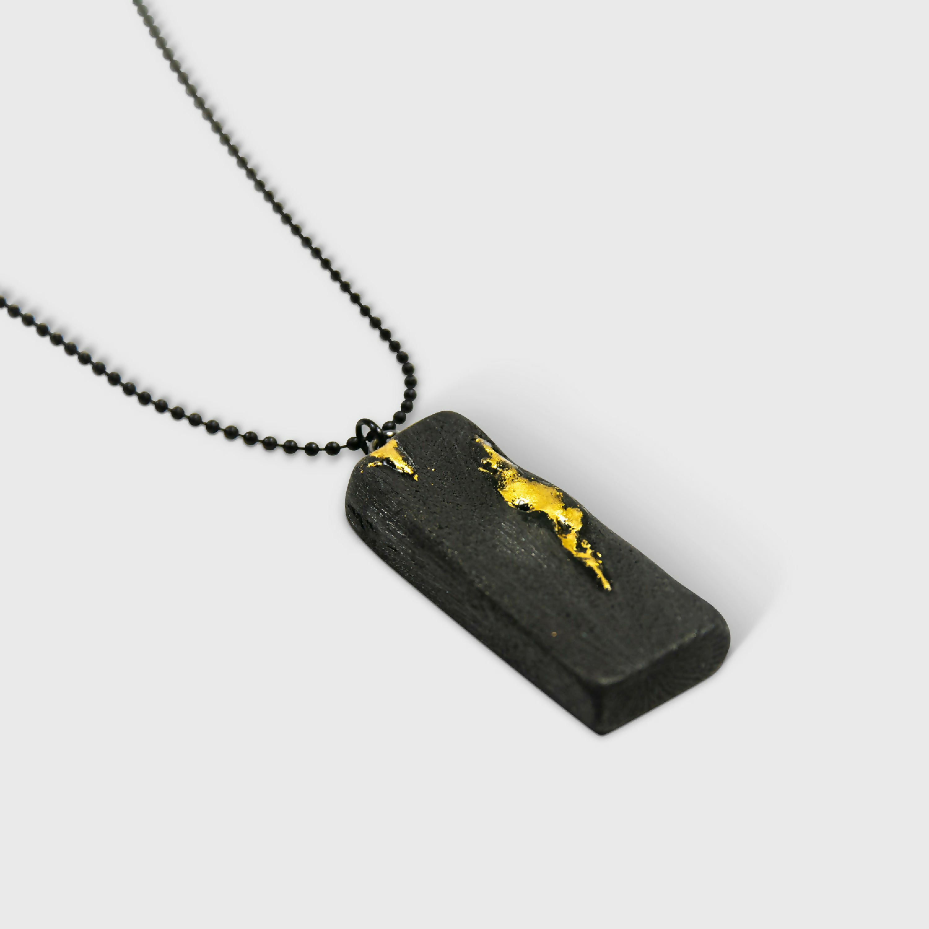 Collier KURO-KIN-MINI-KINTSUGI-KOBAN 3 | EMPREINTES Paris