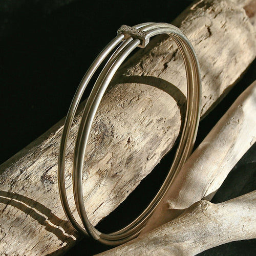 Bracelets joncs argent rhodié | EMPREINTES Paris - EMPREINTES Paris