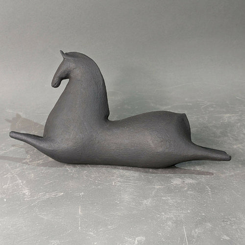 Sculpture Murale Mini Cheval III Noir 3 | EMPREINTES Paris - EMPREINTES Paris