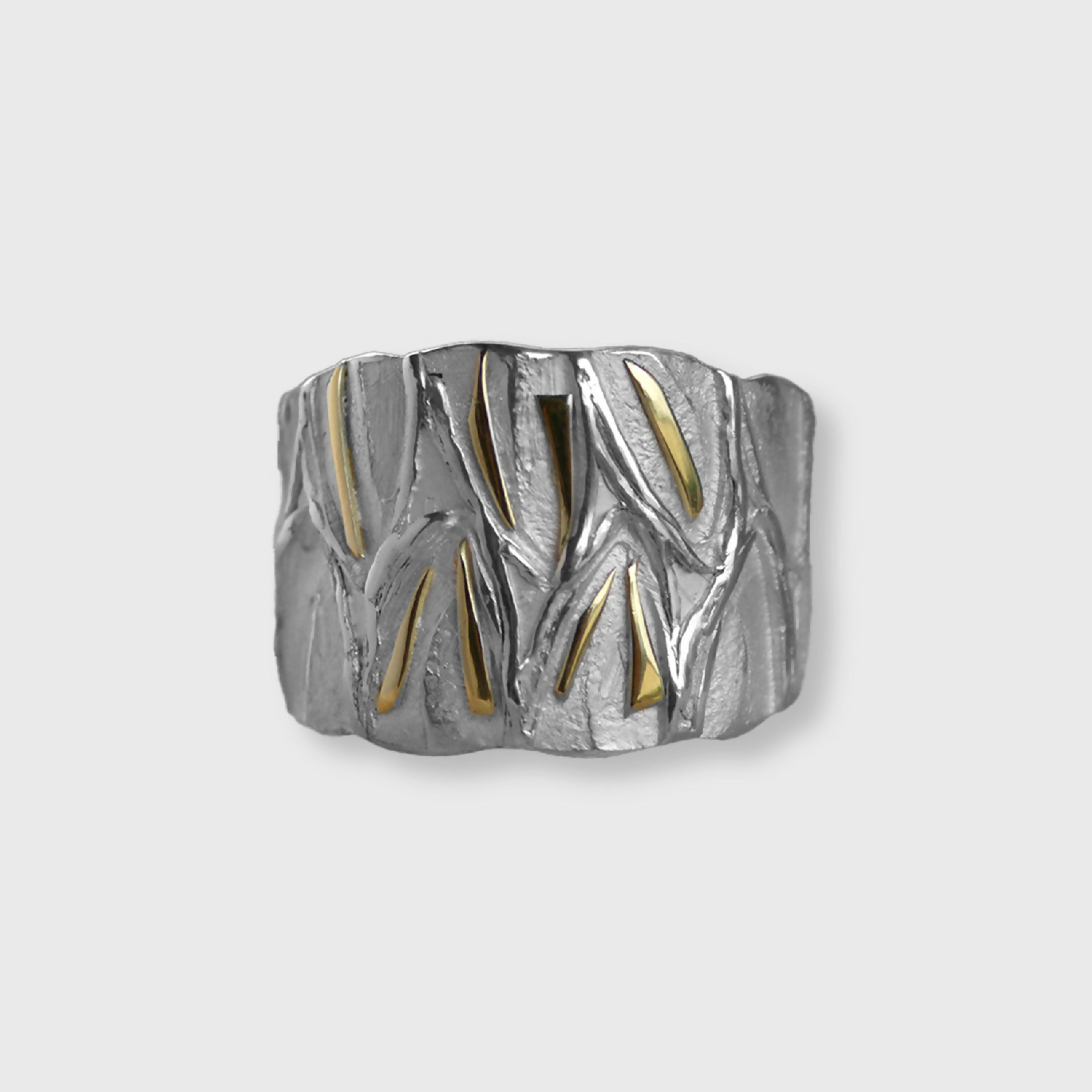 bague_petales_iv_piece_unique_t60_en_argent_pur_et_or_sol_billeke copie | EMPREINTES Paris