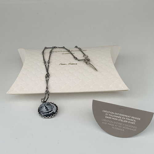 Collier noir et blanc visage6 | EMPREINTES Paris - EMPREINTES Paris