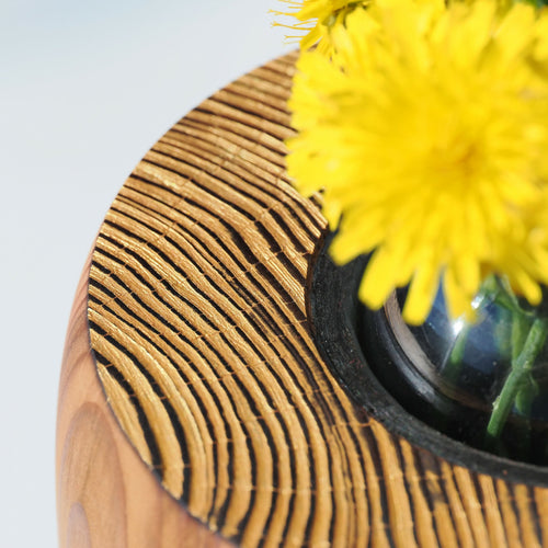 Vase décoratif en mélèze et érable champêtre | EMPREINTES Paris - EMPREINTES Paris