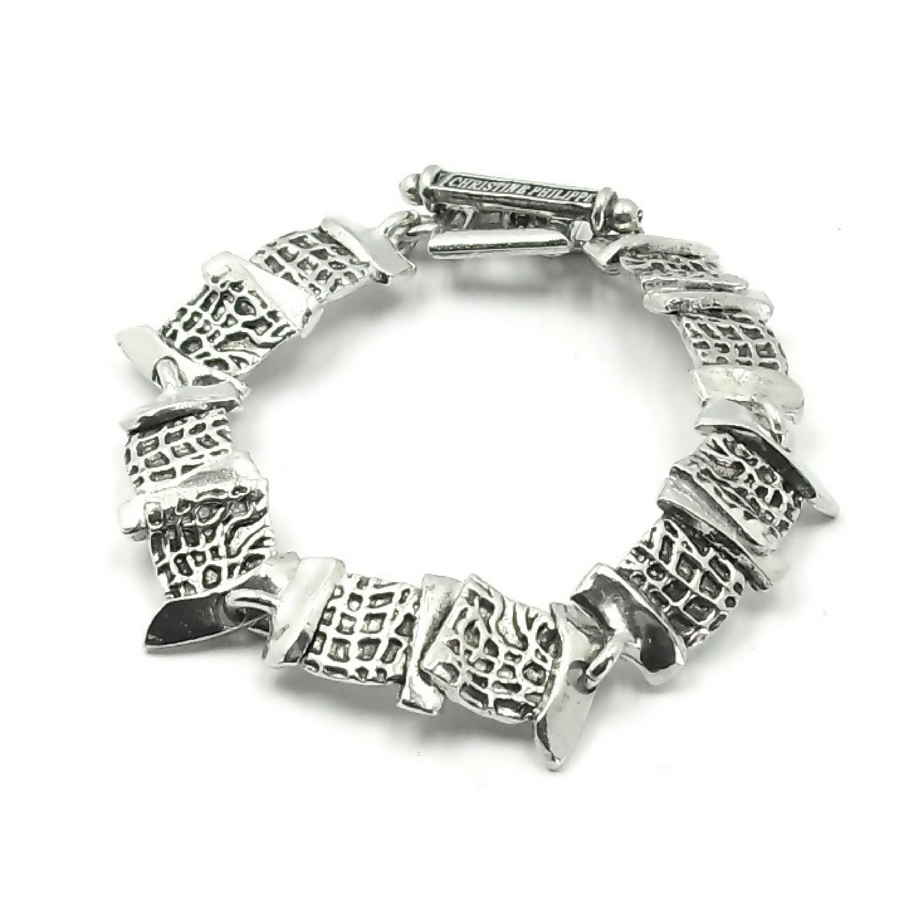 Bracelet à motif quadrillage | EMPREINTES Paris