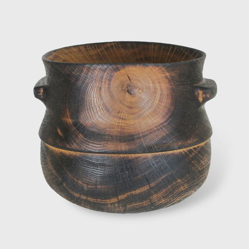 Pot en chêne brulé - Collection bois vert | EMPREINTES Paris - EMPREINTES Paris
