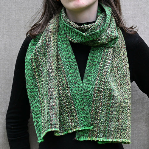 echarpe_vert_clair_creation_tissages_francois_vieillard copie | EMPREINTES Paris - EMPREINTES Paris