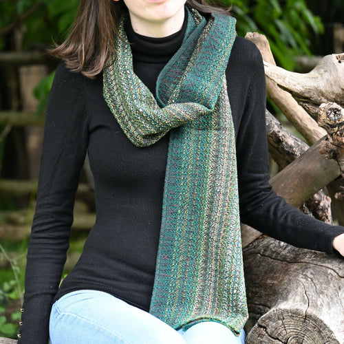 echarpe_vert_fonce_creation_tissages_francois_vieillard copie | EMPREINTES Paris - EMPREINTES Paris