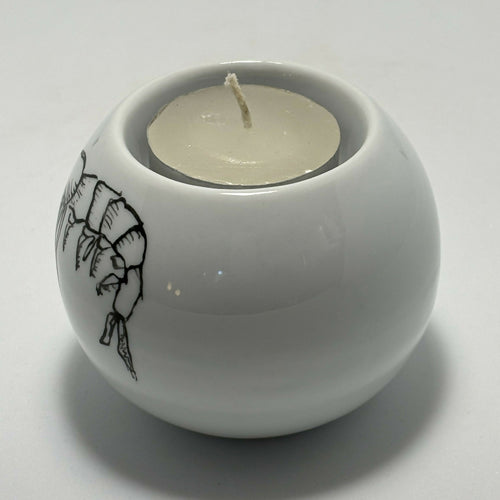 Bougeoir boule OCÉAN crevette | EMPREINTES Paris - EMPREINTES Paris