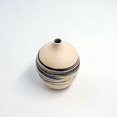 Petit soliflore blanc et noir - série Nuages | EMPREINTES Paris - EMPREINTES Paris