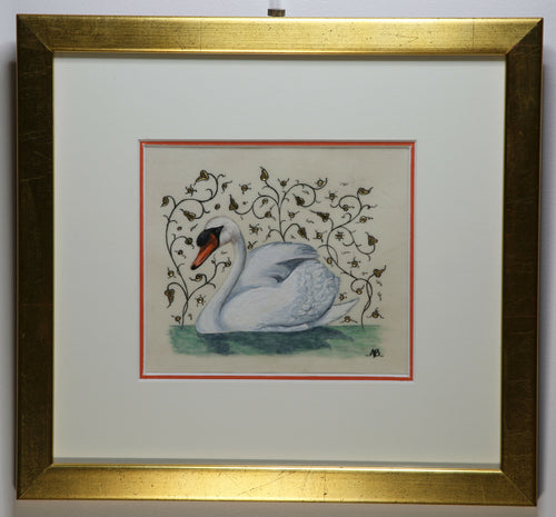 Enluminure le cygne | EMPREINTES Paris - EMPREINTES Paris