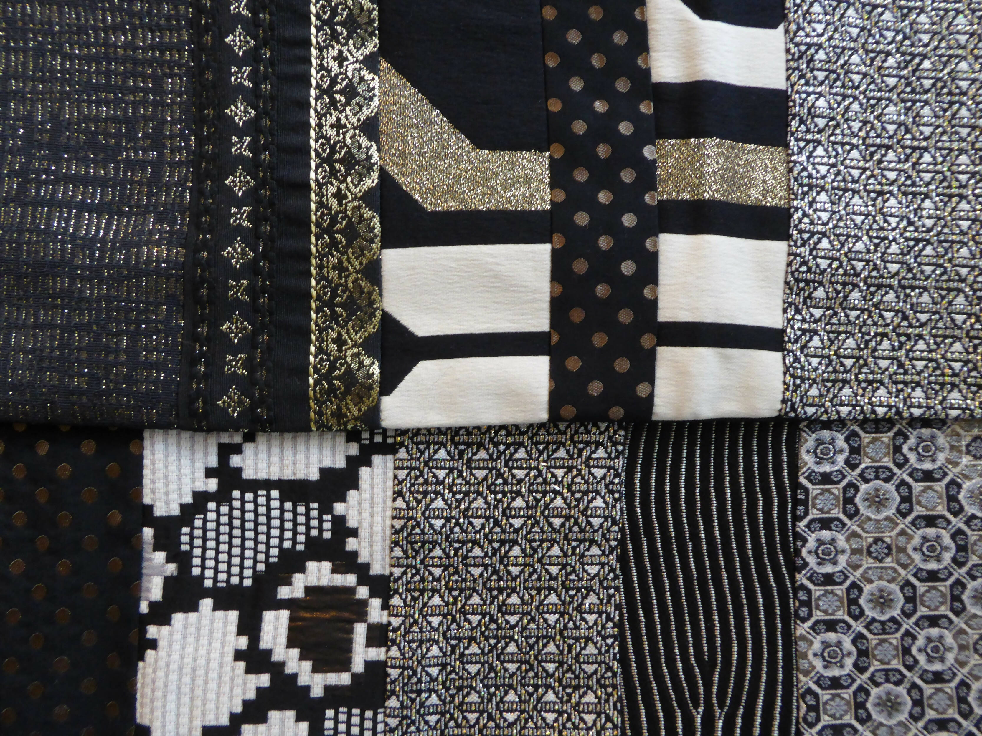 Écharpe bijou - Noir gold | EMPREINTES Paris