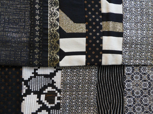 Écharpe bijou - Noir gold | EMPREINTES Paris - EMPREINTES Paris