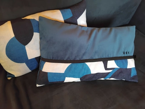 Coussin bleu nuit | EMPREINTES Paris - EMPREINTES Paris