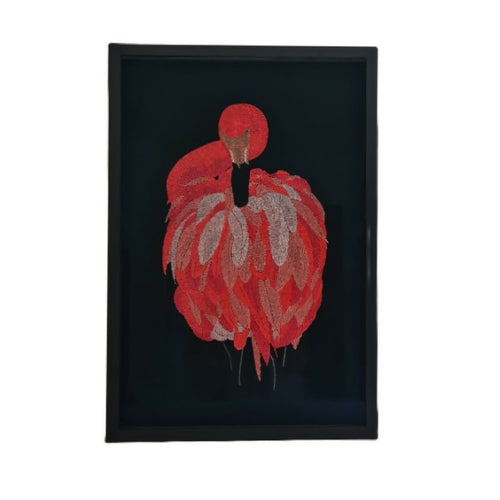 tableau_flamant_rose_carole_bonneau copie | EMPREINTES Paris - EMPREINTES Paris