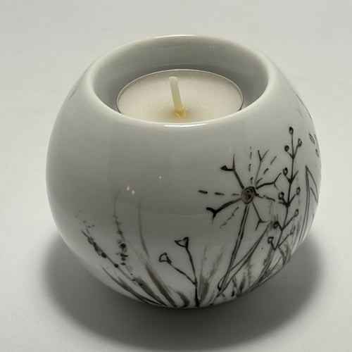 Bougeoir boule HERBES ET FLEURS CHAMPETRES 6 | EMPREINTES Paris - EMPREINTES Paris