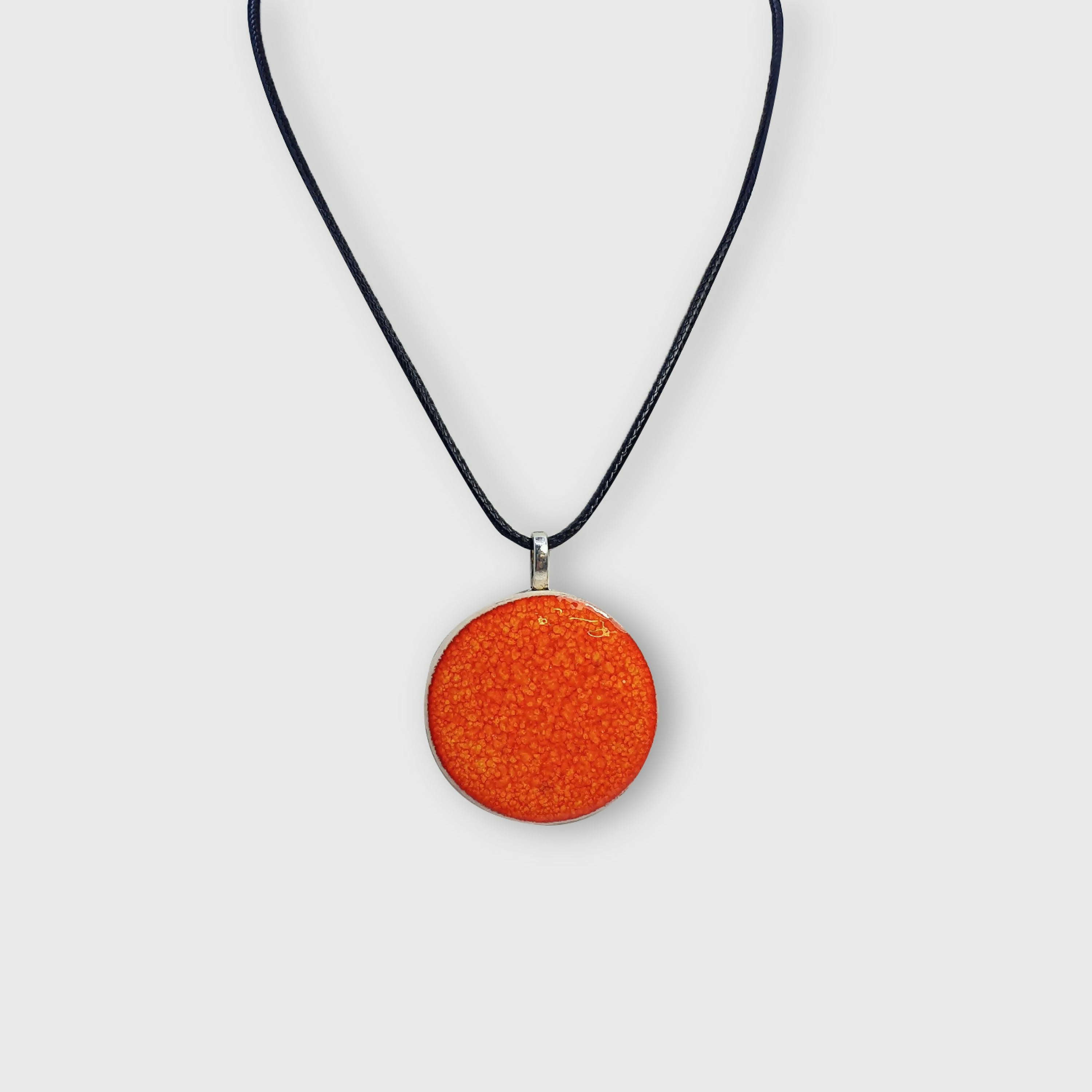 Pendentif coucher soleil en céramique fait main | EMPREINTES Paris