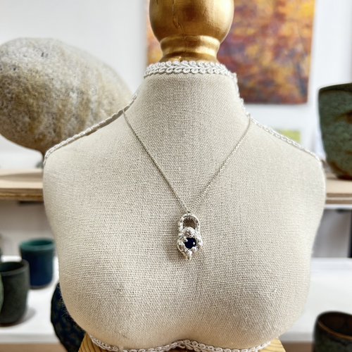 Collier cadenas en argent | EMPREINTES Paris - EMPREINTES Paris