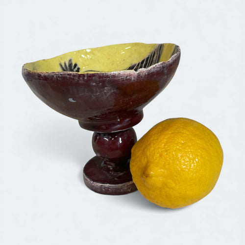 Coupelle bordeaux et jaune | EMPREINTES Paris - EMPREINTES Paris