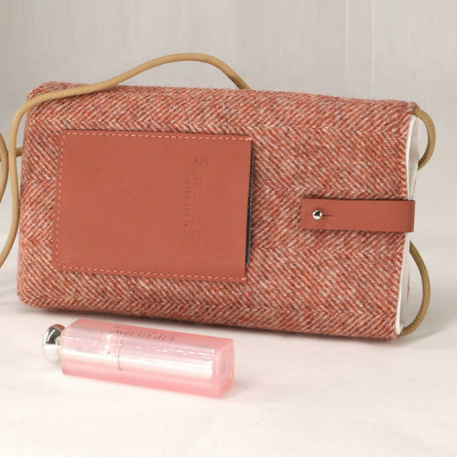 saccoche_telephone_et_cb_en_tweed_terre_de_sienne_sylvie_strohl copie | EMPREINTES Paris - EMPREINTES Paris