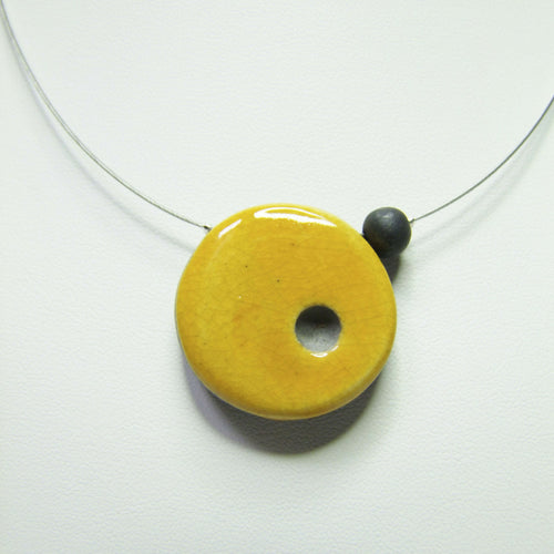 Collier Solo pointé jaune | EMPREINTES Paris - EMPREINTES Paris
