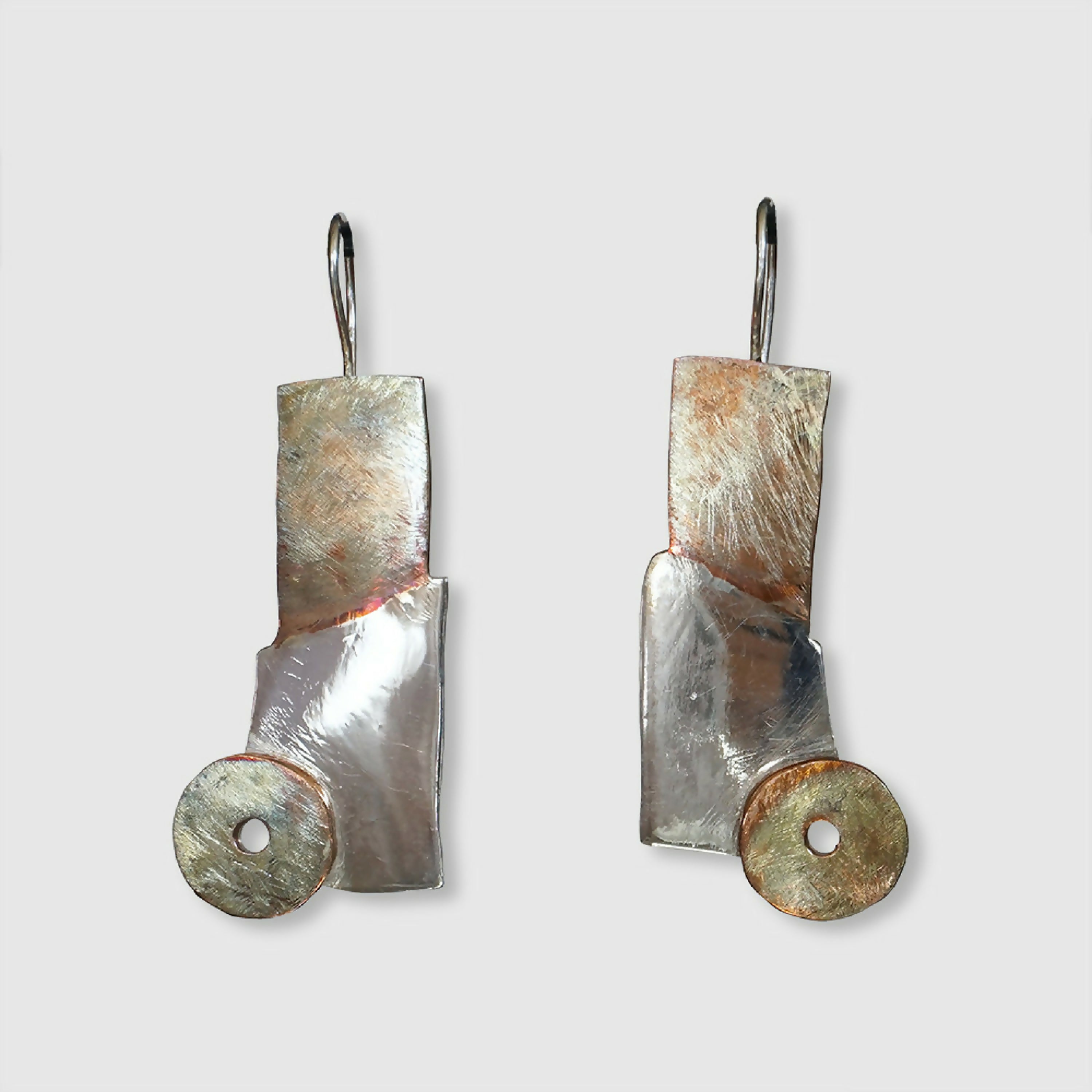 Boucles d’oreilles Argent et Bronze 73 | EMPREINTES Paris