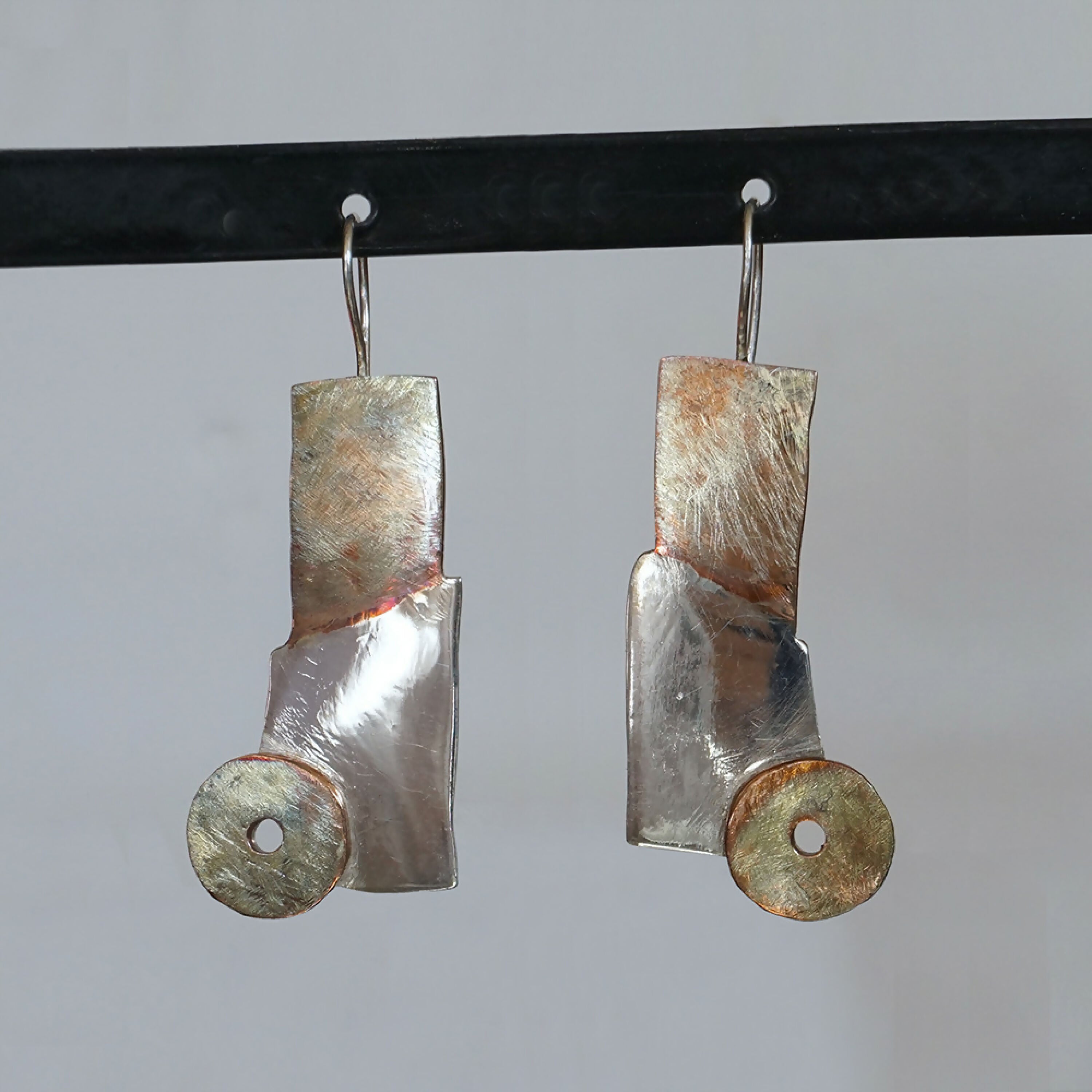 Boucles d’oreilles Argent et Bronze 73 | EMPREINTES Paris | EMPREINTES Paris