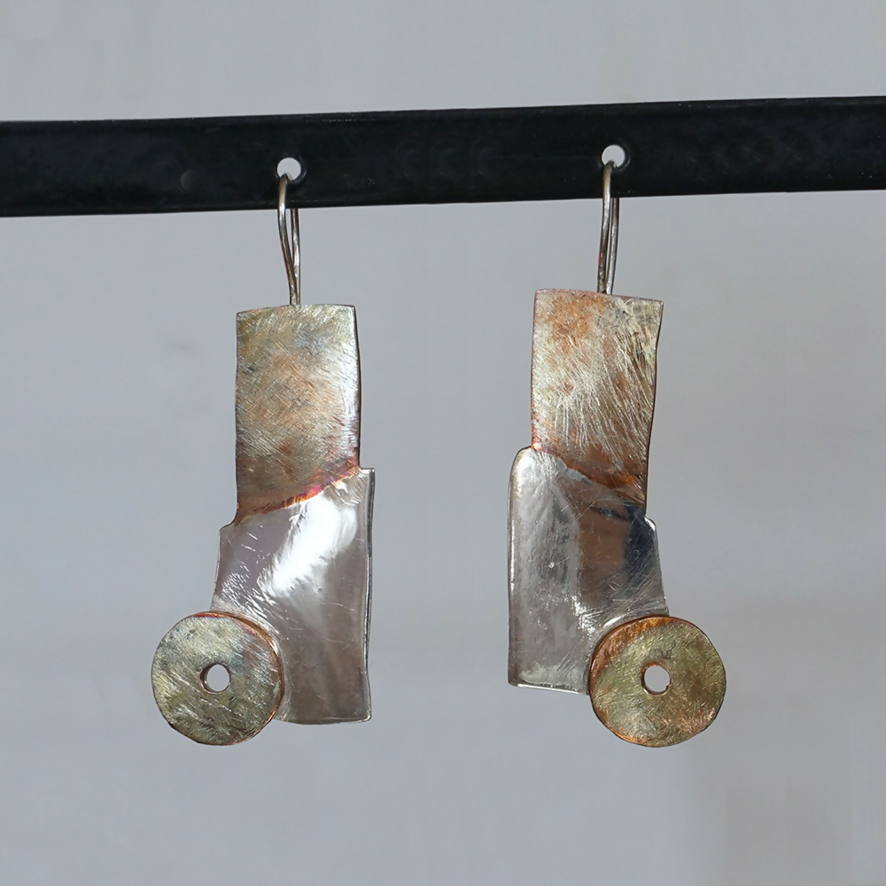 Boucles d’oreilles Argent et Bronze 73 | EMPREINTES Paris