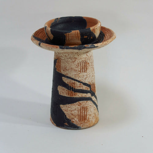 Bougeoir Terracotta en faience de Toscane texturée | EMPREINTES Paris - EMPREINTES Paris