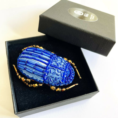 broche_scarabee_bleu_electric_agathe_you copie | EMPREINTES Paris - EMPREINTES Paris