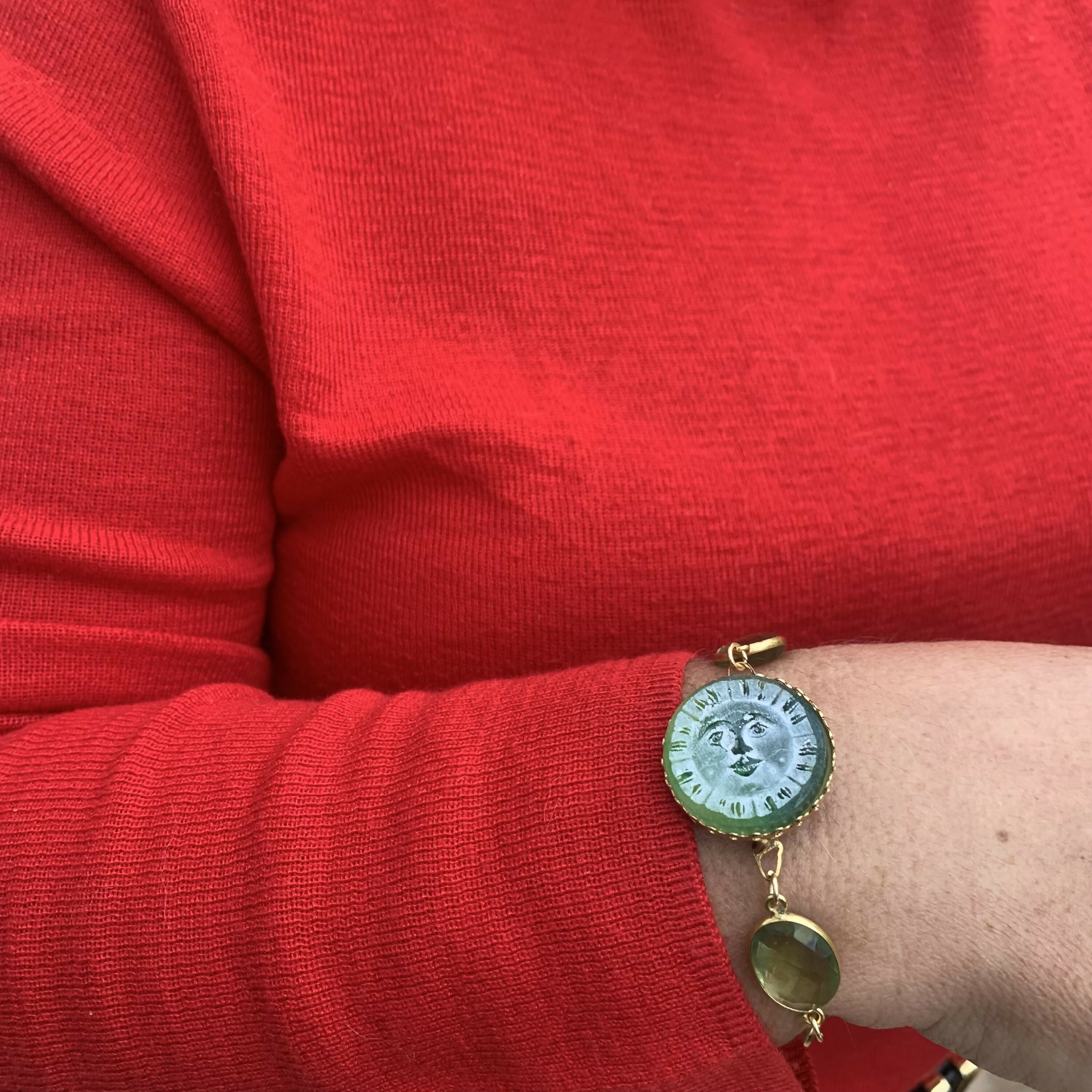 Bracelet soleil vert | EMPREINTES Paris