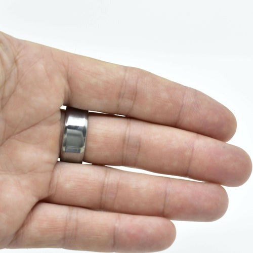 Bague titane et inser en Molaire de Mammouth | EMPREINTES Paris - EMPREINTES Paris