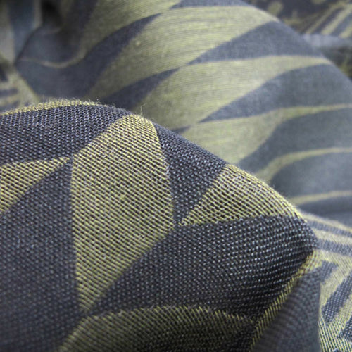 Écharpe Maxi Coton Soie Noir Kaki PLANETARIUM | EMPREINTES Paris - EMPREINTES Paris