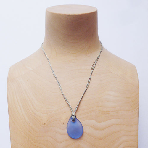 Pendentif GALET L BLEU E0991 | EMPREINTES Paris - EMPREINTES Paris