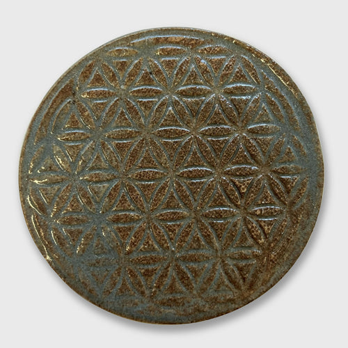 Fleur de vie en grès (67mm environ) | EMPREINTES Paris - EMPREINTES Paris