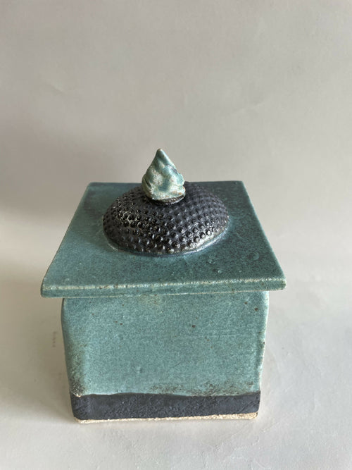 Boîte carrée turquoise | EMPREINTES Paris - EMPREINTES Paris